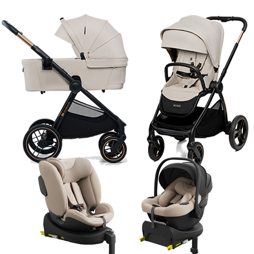 Coche NEA TRIO con base y silla auto hasta 150cm